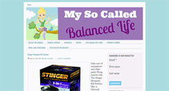 Desktop Screenshot of mysocalledbalancedlife.com