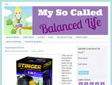 Tablet Screenshot of mysocalledbalancedlife.com
